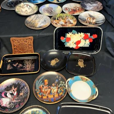 Decorative Plates Featuring Wildlife, Fantasy & Asian-Inspired Designs