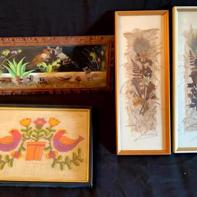 Framed Art Collection Featuring Original Botanicals by Von Relly Mailender