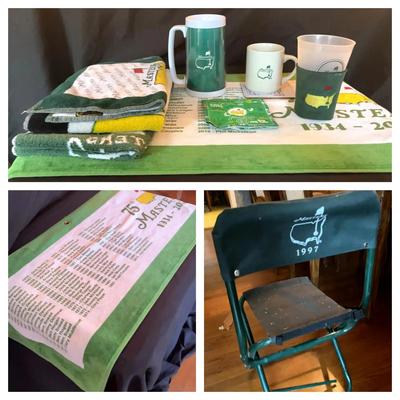 Masters Towels, Cups, Mug & 1997 Folding Chair Collection