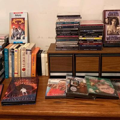 Music & Media Collection Featuring Rock, Instrumental & Instructional – CDs, Cassettes & VHS