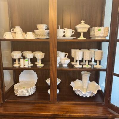 Sale Photo Thumbnail #22: milk glass
