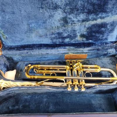 Sale Photo Thumbnail #24: FA Reynolds trumpet