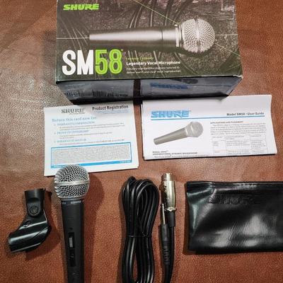 Sale Photo Thumbnail #153: Shure SM58 microphone