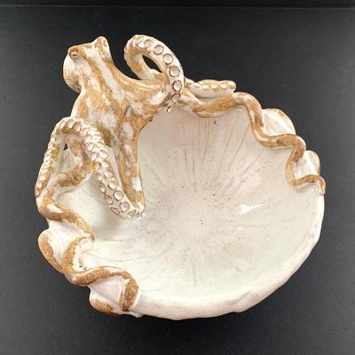 Sale Photo Thumbnail #94: Shayna Greco pottery octopus bowl