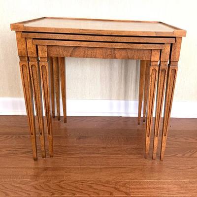 Sale Photo Thumbnail #49: Nest of 3 vintage Drexel Heritage tables
