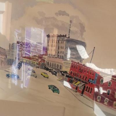 Sale Photo Thumbnail #203: Watercolor of Oshkosh