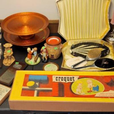 Sale Photo Thumbnail #76: Vintage Croquet and Dresser Kit