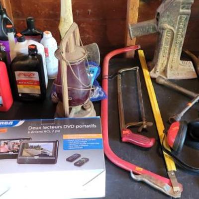 Sale Photo Thumbnail #207: Portable DVD Player and Lantern