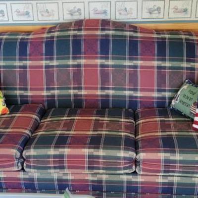 Sale Photo Thumbnail #19: Plaid Couch #2