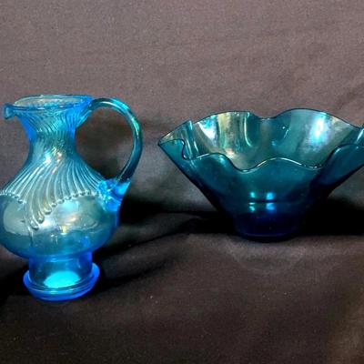 Blue Indiana Glassware
