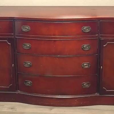 Vintage Dining Buffet Table by Royal Hill.