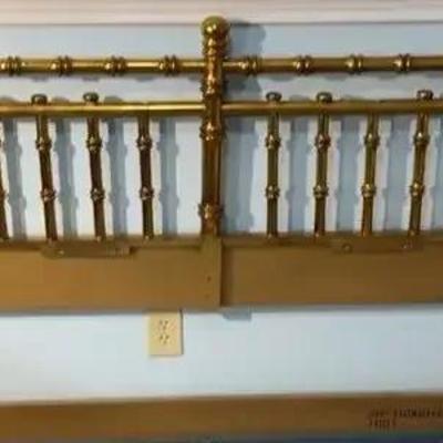 Bamboo Style Headboard & Frame 