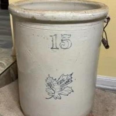 Western Stoneware Company Crock "15"