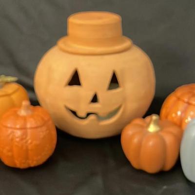 Assortment Of Pumpkins And Jack-O’-Lantern