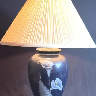 Blue Ceramic Table Lamp