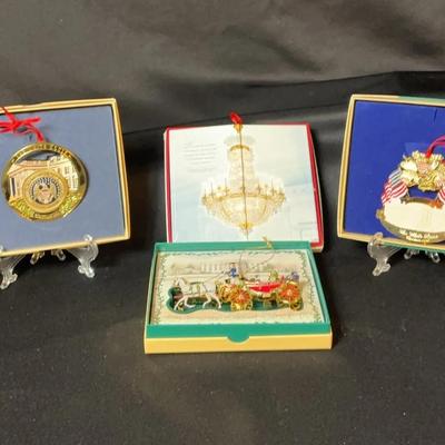 White House Historical Christmas Ornaments