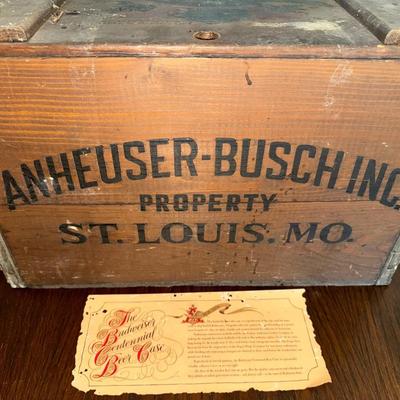 Anheuser-Busch Centennial Case
