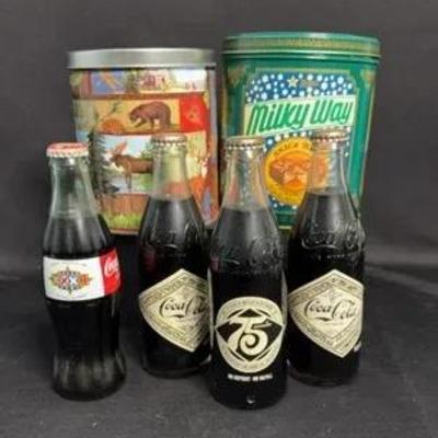 75th Coca-Cola Anniversary Bottles 