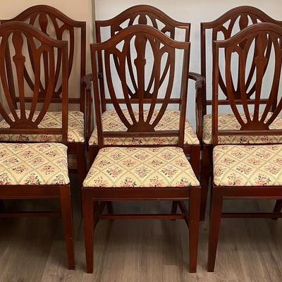 Dining Chairs: Set Of Six