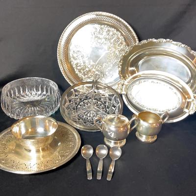 Silver Plated And Glass Collection 