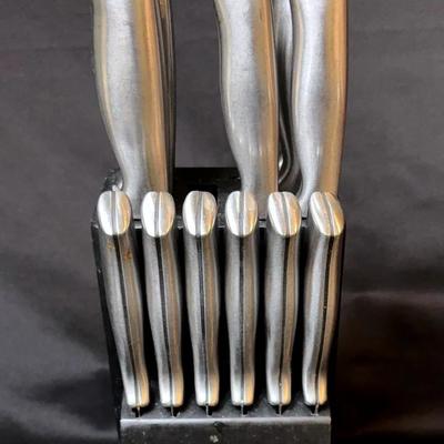 Farberware Knife Set In Wood Block