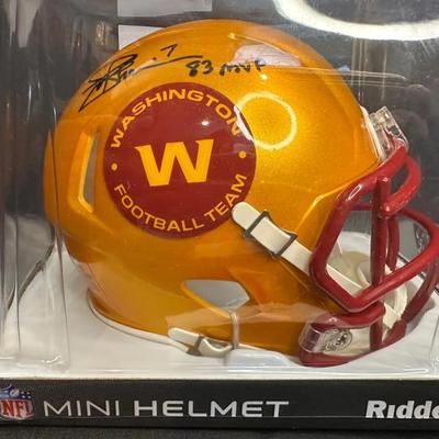 Joe Theismann Signed Washington Helmet