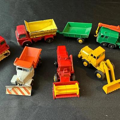 Seven Vintage Toy Cars