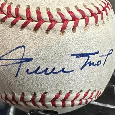 Willie Mays Autographed Baseball