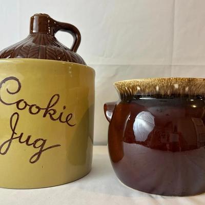 Monmouth Pottery Jug And Hull Bean Pot