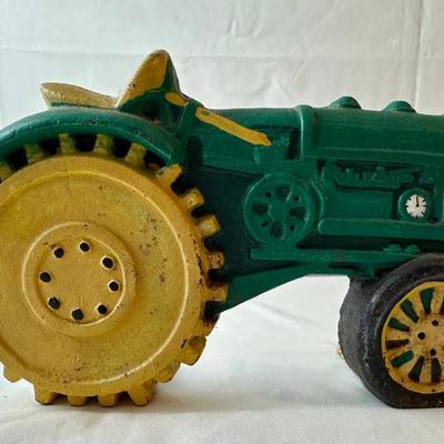 Cast Iron John Deere Tractor Door Stop