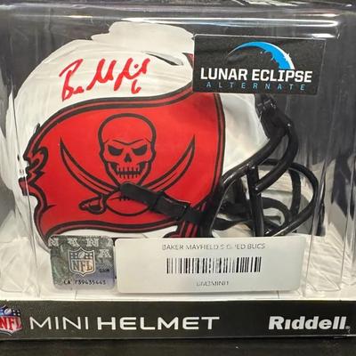 Baker Mayfield Signed Bucs Mini Helmet 