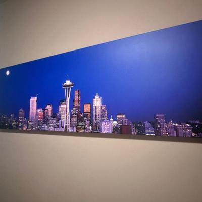 Seattle skyline print