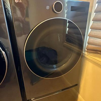 LG dryer with pedestal