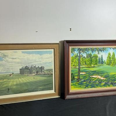 Golf-Themed Artwork