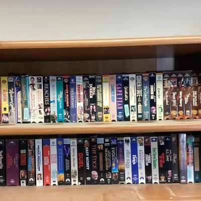 Large Lot of 48 VHS Movies – Classics, Dramas, Action & Comedies
