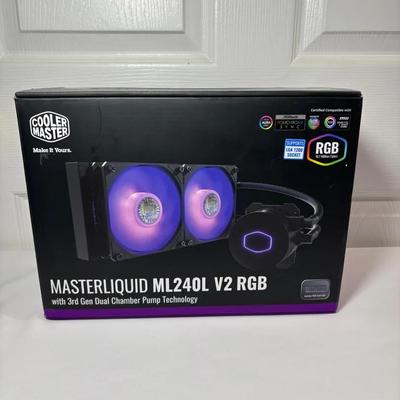Cooler Master MasterLiquid ML240L V2 RGB 240mm AIO Liquid CPU Cooler 