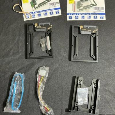 2 FENLINK 2.5” to 3.5” SATA Drive Converter Kits