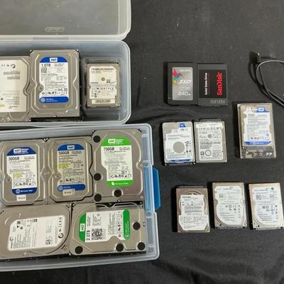 Internal Hard Drives & Solid State Drives – Mixed Brands & Capacities