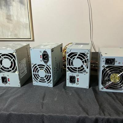 Four Desktop Computer Power Supplies