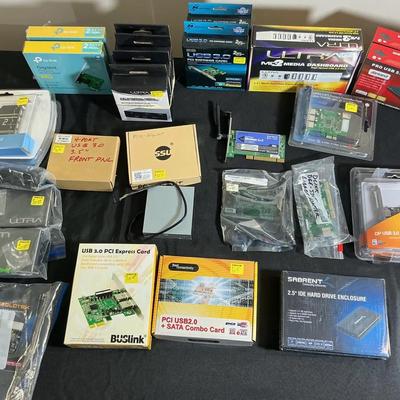 Hard Drive Enclosures, PCI Expansion Cards, and USB 2.0/3.0 Front Panel Readers