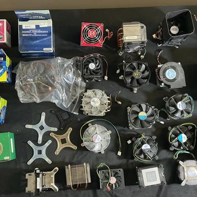 CPU Coolers, Heatsinks & Fans – Mixed Brands & Models