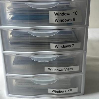 software discs or documents by Microsoft Windows operating system versions. 