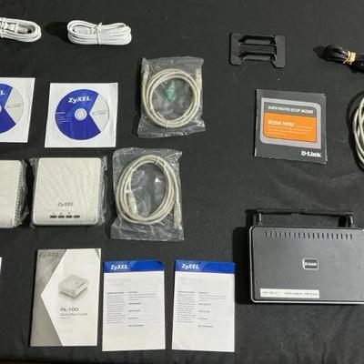 Networking Equipment Lot Zyxel Power Line