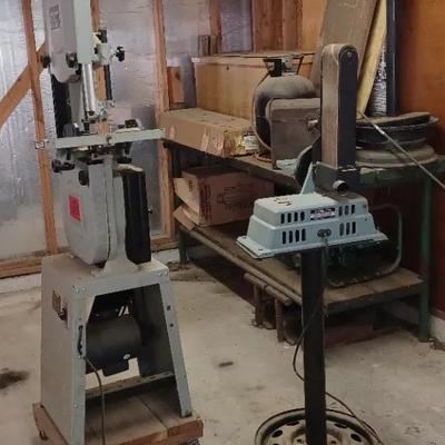 Delta Disc and Belt Sander + NuMark 14” Band Saw – Both Tested