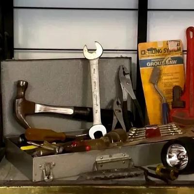 Assorted Hand Tools and Supplies Lot