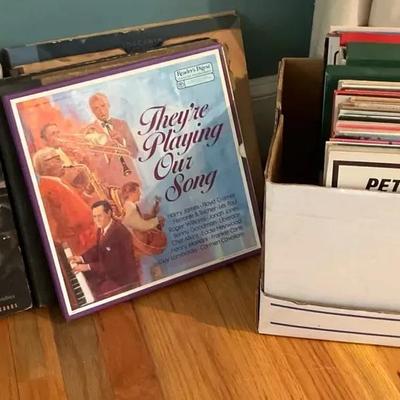 Large Lot of Vintage Vinyl Records