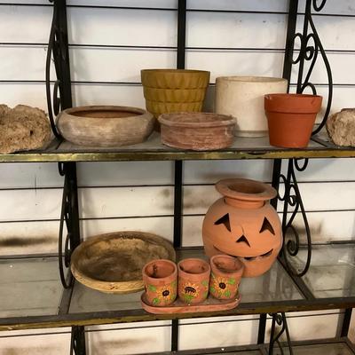 Assorted Terra Cotta and Decorative Garden Pots