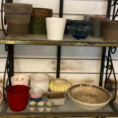 Assorted Planters and Garden Pots Collection
