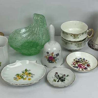 Assorted Vintage & Decorative Porcelain, Pottery, and Glassware Collection
