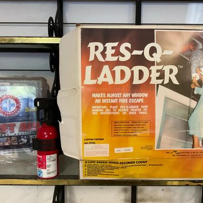 Comprehensive Home Safety Kit – Ladder, First Aid & Fire Extinguisher